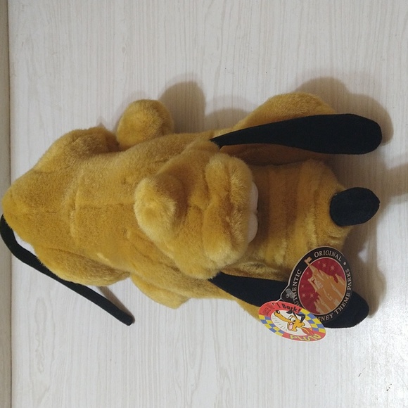 Vintage 1980's Squeezable Barking Pluto Authentic Disney - Picture 4 of 7